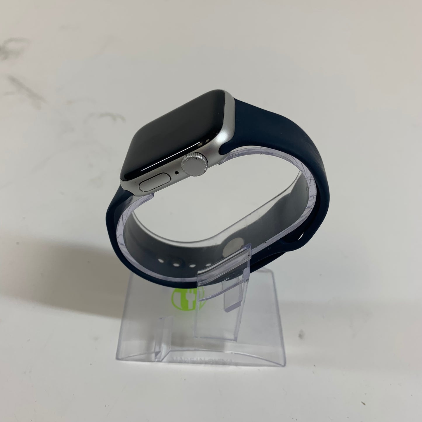 GPS Only Apple Watch SE 1st Gen 40MM Black Aluminum Abyss Blue Sports Band