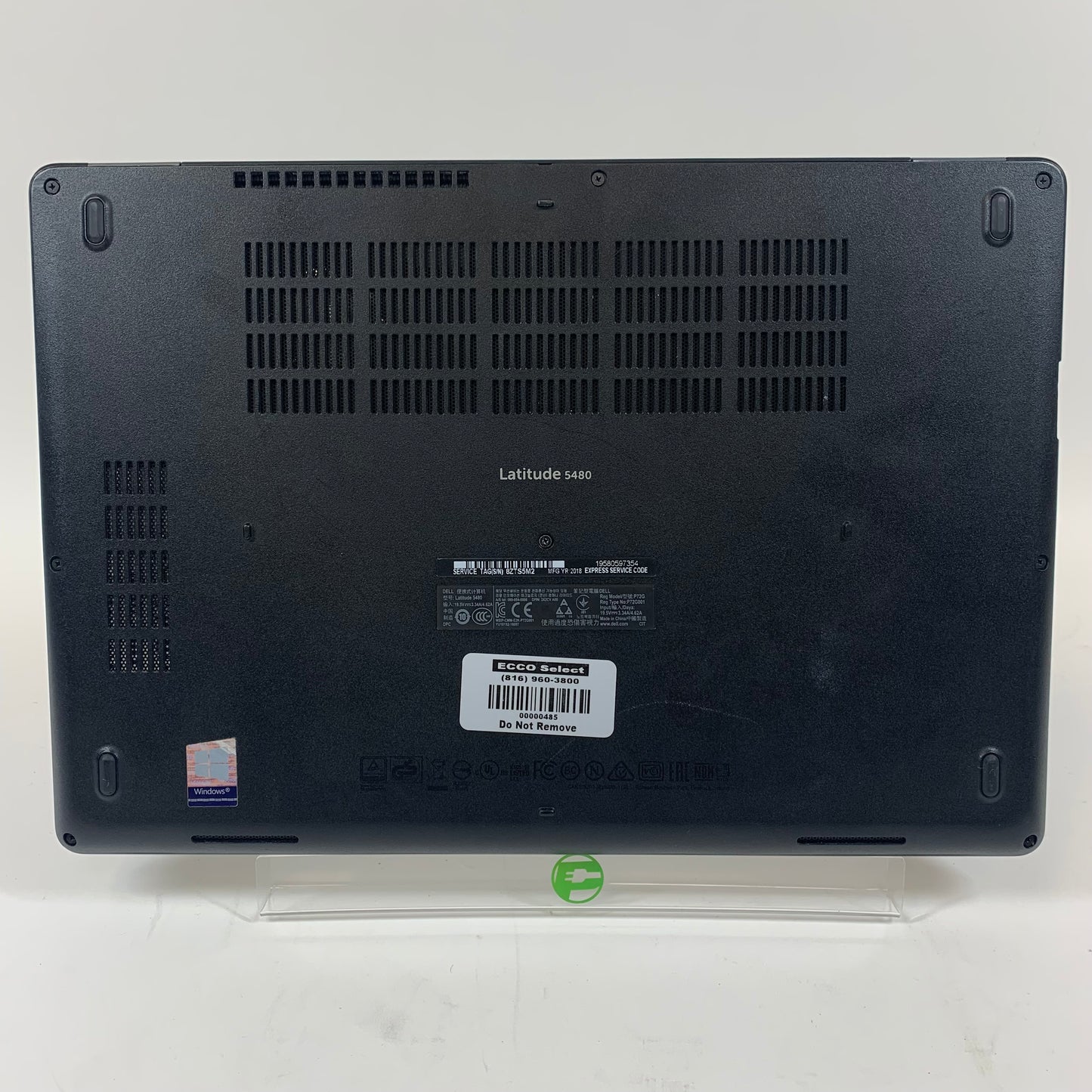 Dell Latitude 5480 14" i5-7300U 2.6GHz 16GB RAM 256GB SSD