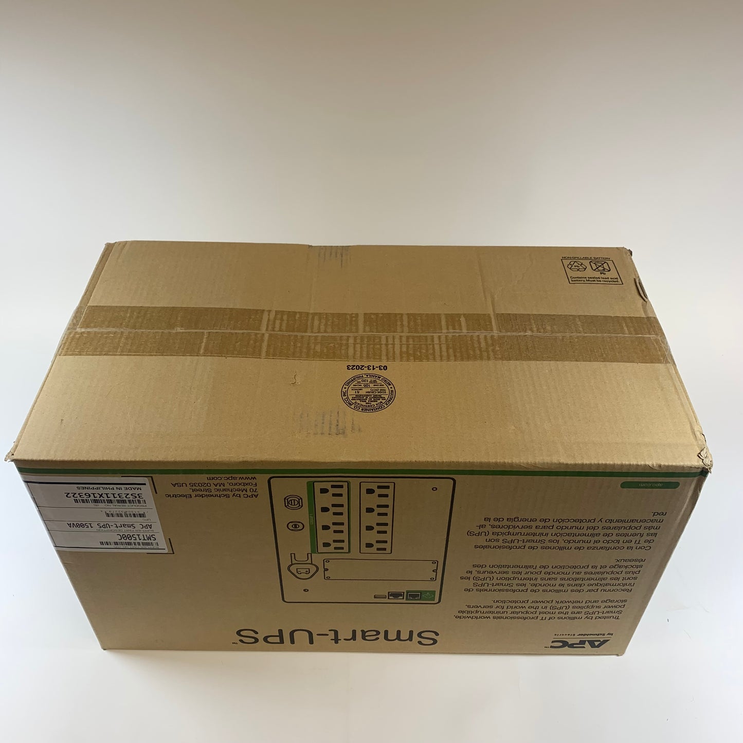 New APC Smart UPS 1500VA Uninterruptible power supply 1PSMT1500C