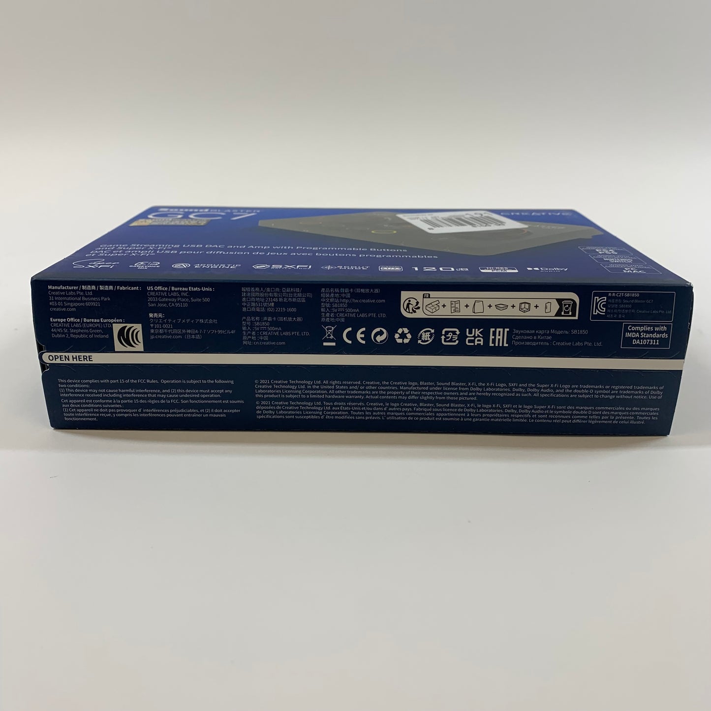 New SoundBlaster G7 Game Streaming USB DAC and Amp