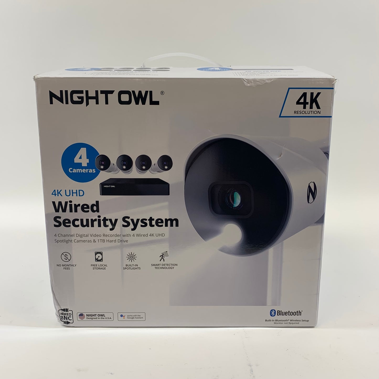 Night Owl 4k UHD Wired Security System Wired Security System BTD4-41-4L