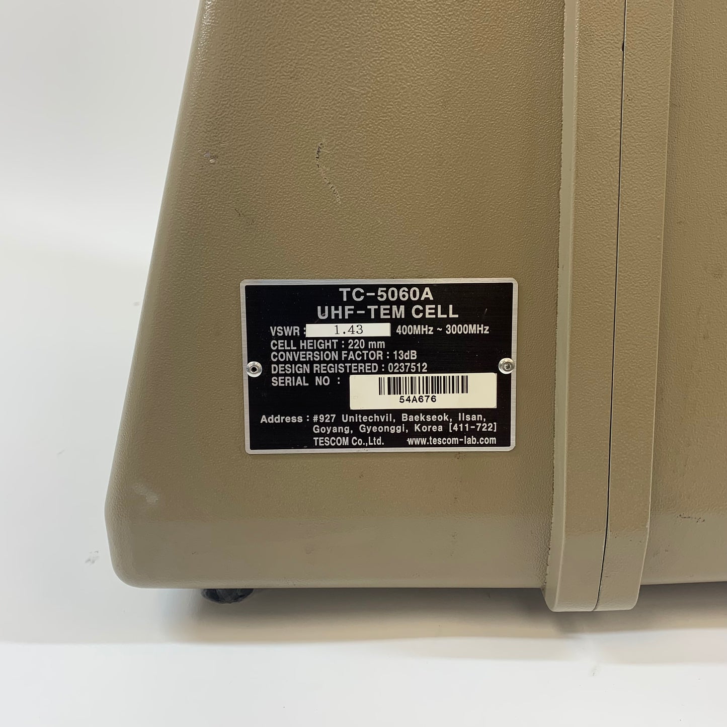 TESCOM TC-5060A UFC Tem Cell 400MHz - 3000MHz