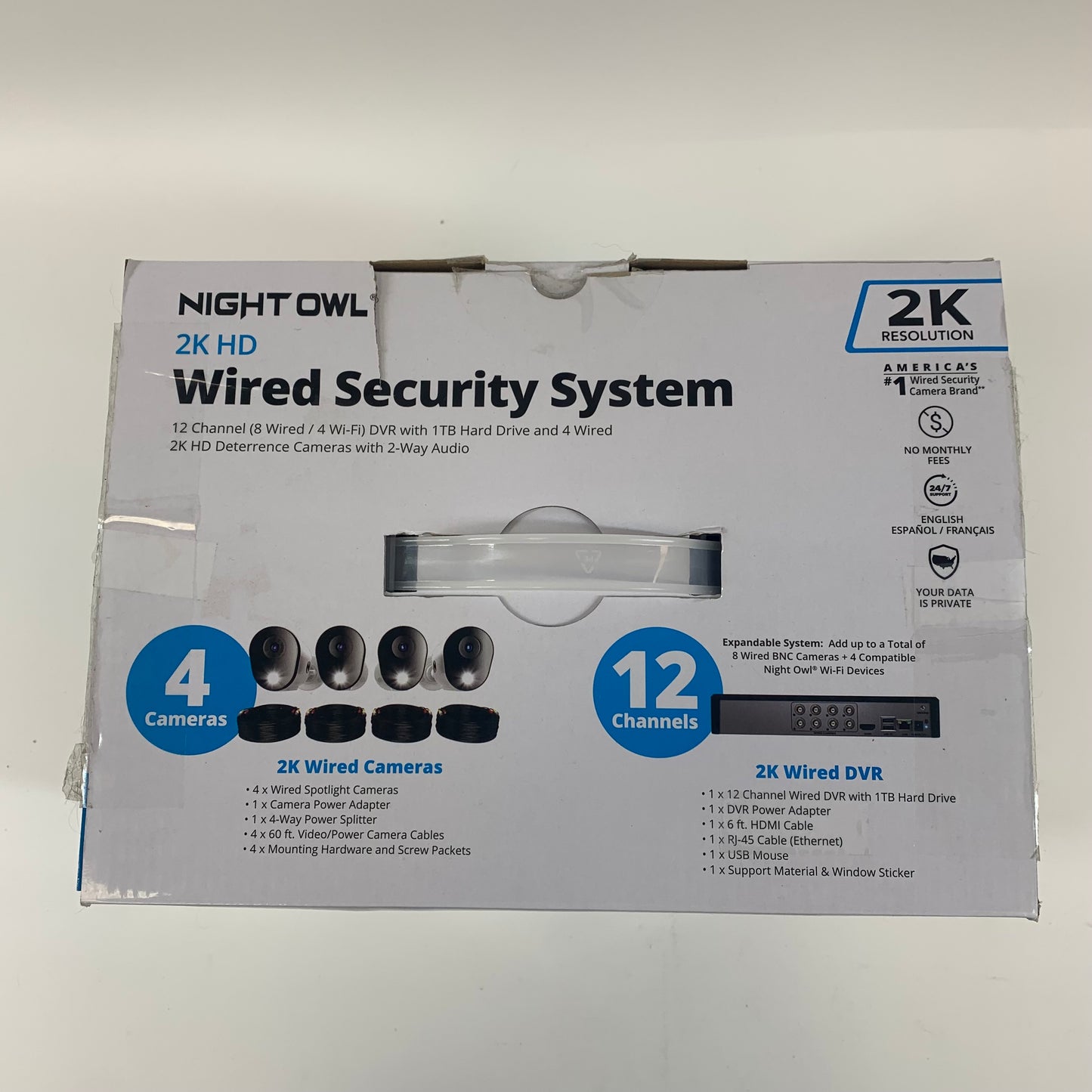 Night Owl 2k HD Wired Security System Wired Security System FTD4-81-4L