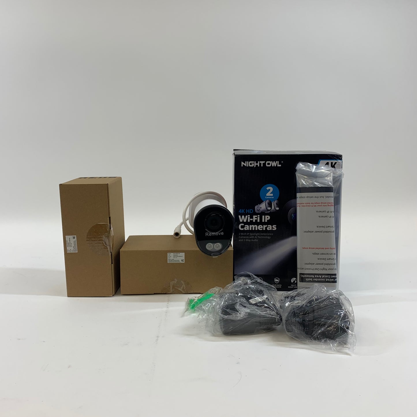New Night Owl 4K HD Wi-Fi IP Camera Security Camera CAM-2PK-FWIP8L