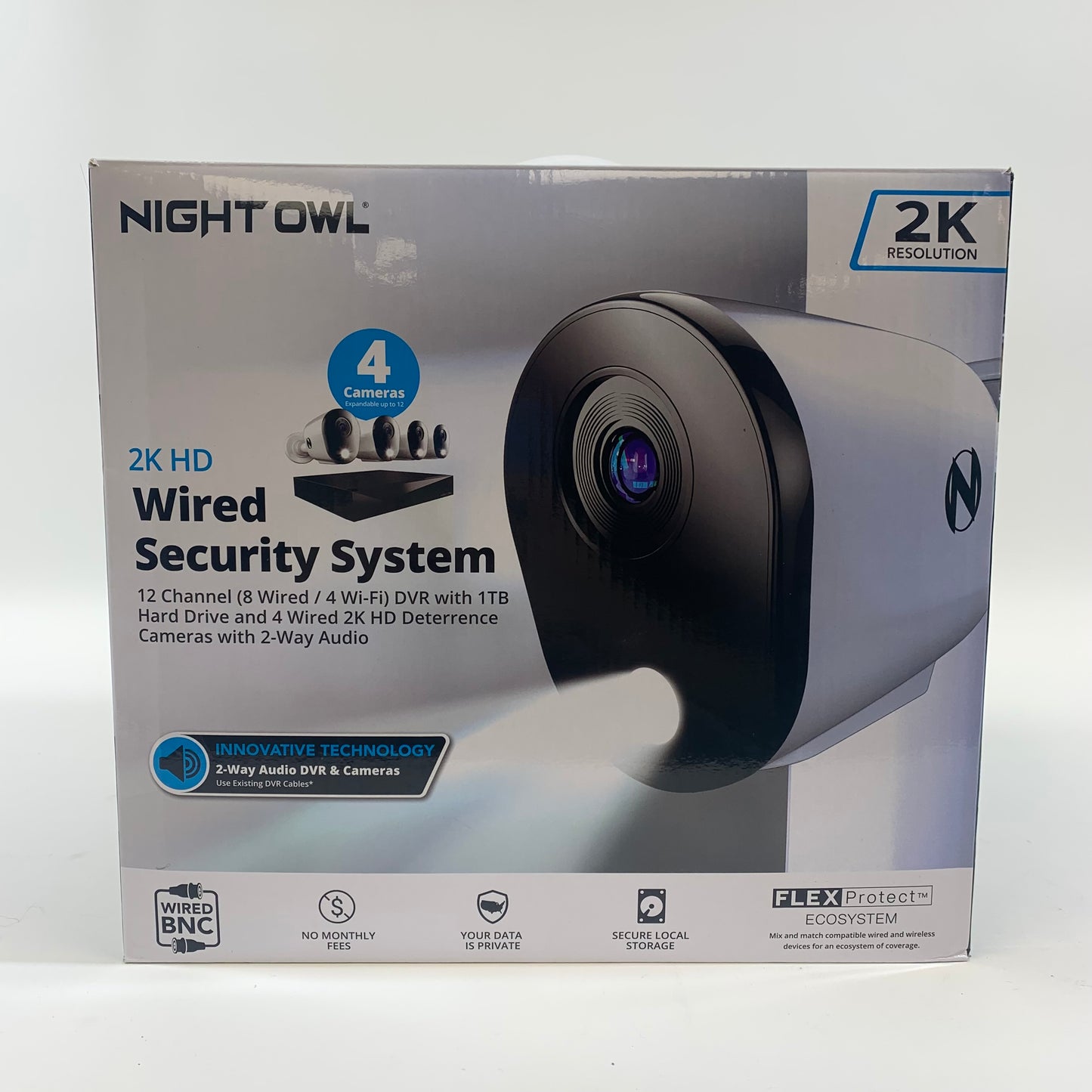 Night Owl 2k HD Wired Security System Wired Security System FTD4-81-4L