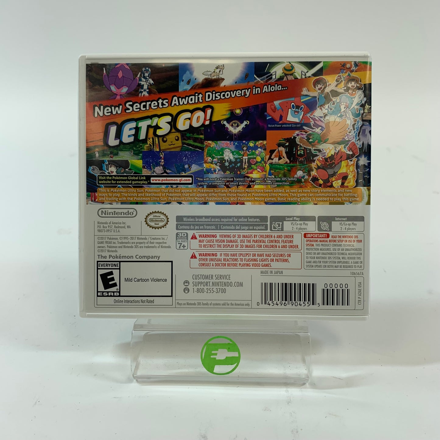 Pokemon Ultra Sun (Nintendo 3DS, 2017)