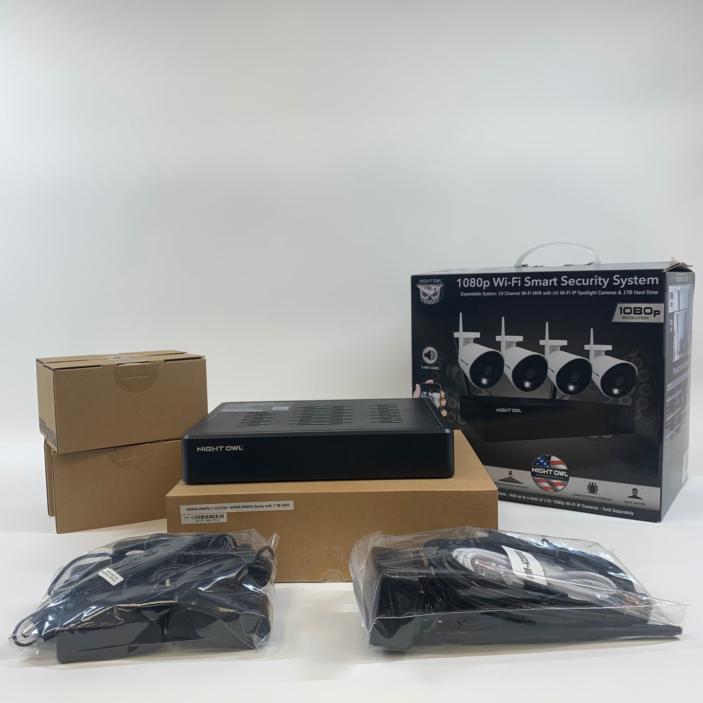Night Owl 1080p Wifi Smart Security System Wireless Security System WNIP2-4L1