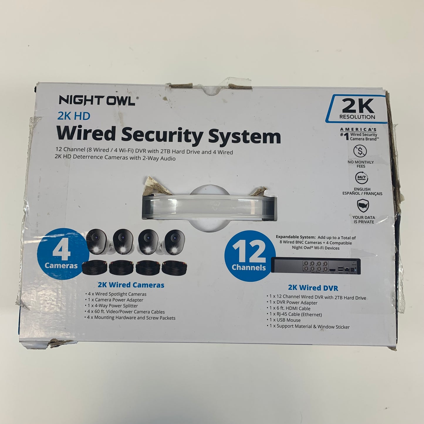 Night Owl 2K HD Wired Security System Wired Security System FTD4-82-4L