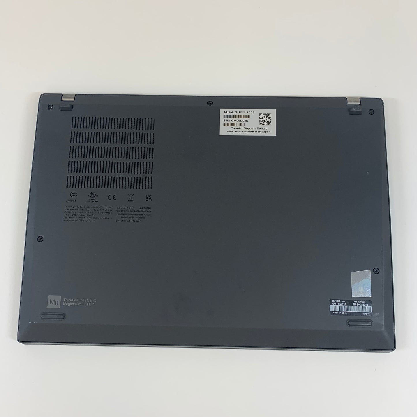 Lenovo T14S Gen 3 14 Gen 3 14" i5-1235U 1.3GHz 16GB RAM 256GB SSD
