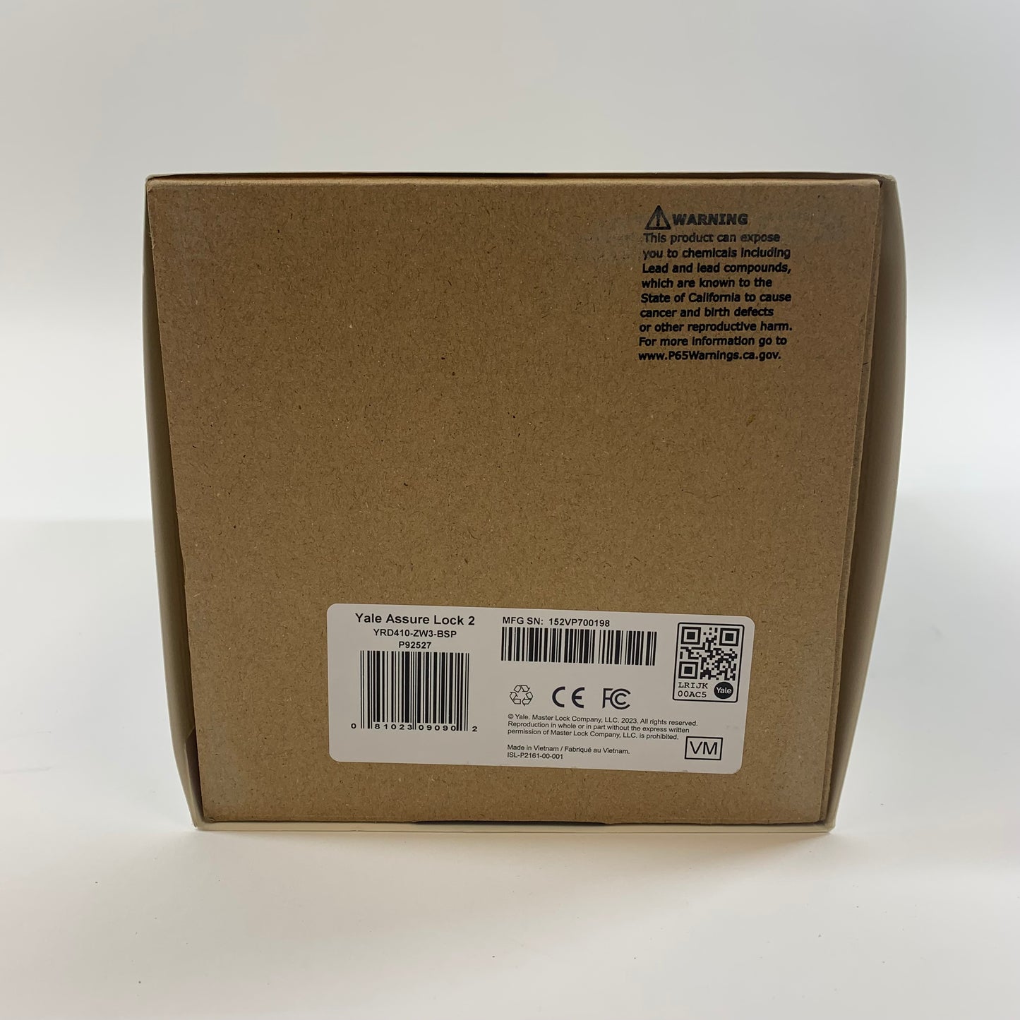 New Yale Assure Lock 2 Keypad Lock Black YRD410-ZW3-BSP