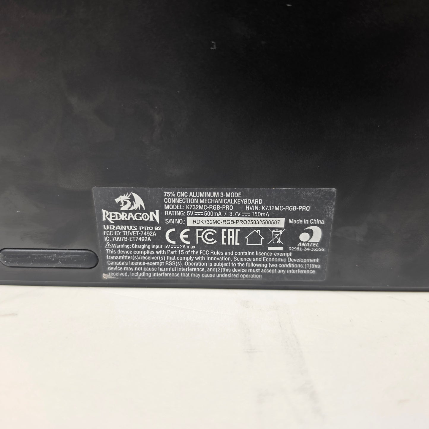RedDragon Uranus Pro B2 Keyboard K732MC