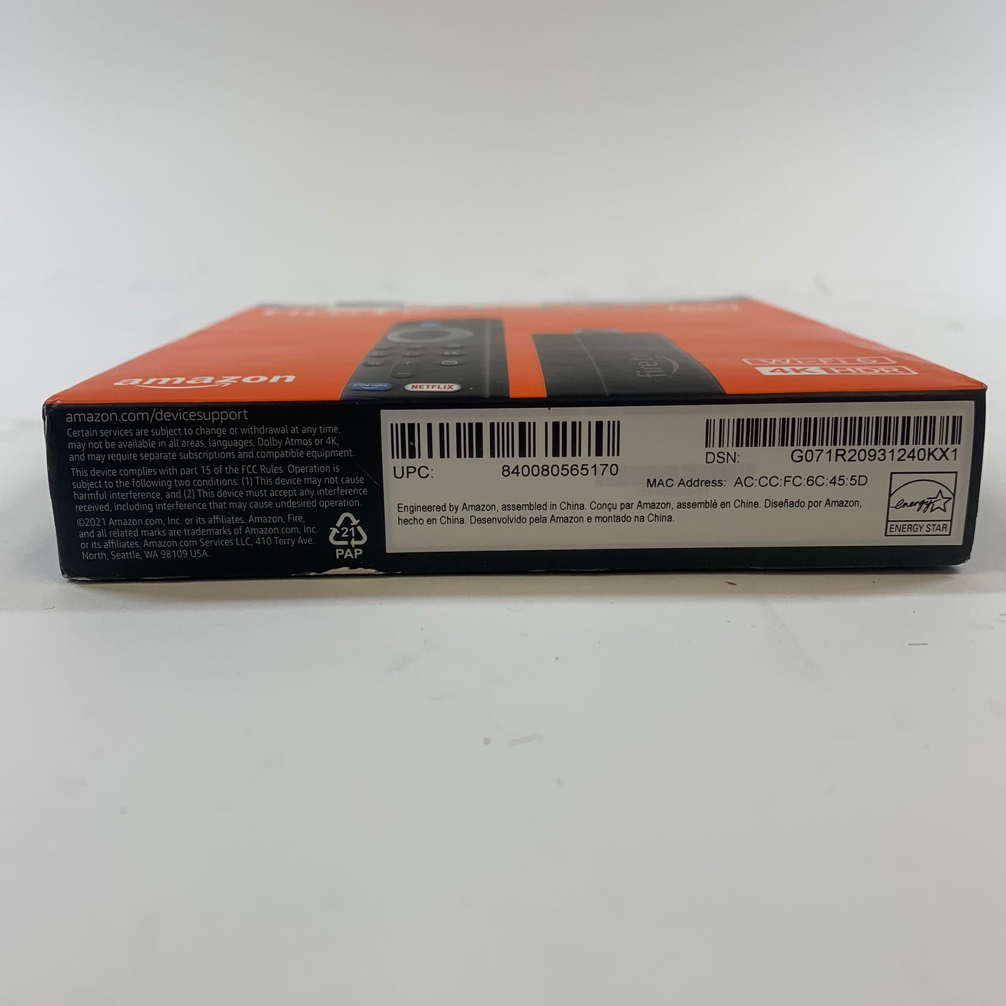 New Amazon Fire stick 4K Max Streaming Stick