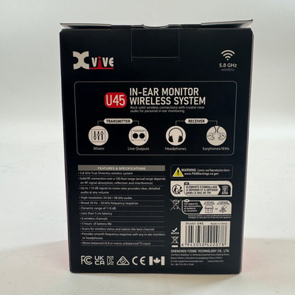 Xvive U45 In-Ear Monitor Wirless System