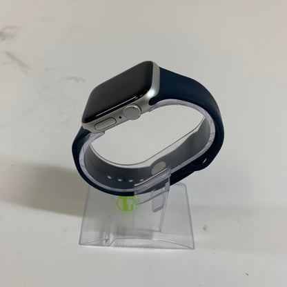 GPS Only Apple Watch SE 1st Gen 40MM Black Aluminum Abyss Blue Sports Band