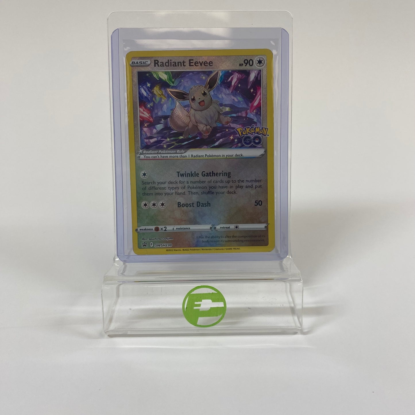 Pokémon TCG SWSH Promo Radiant Eevee SWSH230 Holo Textured English