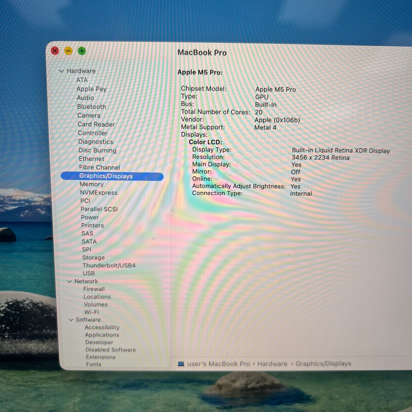 2026 Apple MacBook Pro 16" M5 Pro 20C GPU 4.6GHz 24GB RAM 1TB SSD A3428