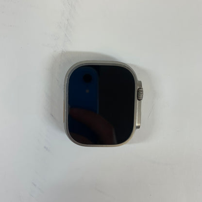 Unlocked Apple Watch Ultra 2 49MM Natural Titanium Green Velcro Loops MRF63LW/A