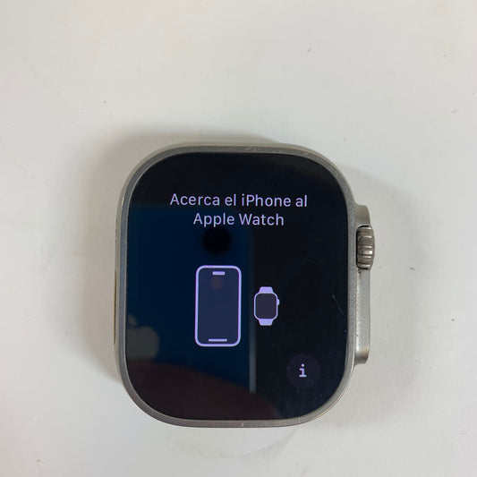 Unlocked Apple Watch Ultra 49MM Natural Titanium A2622