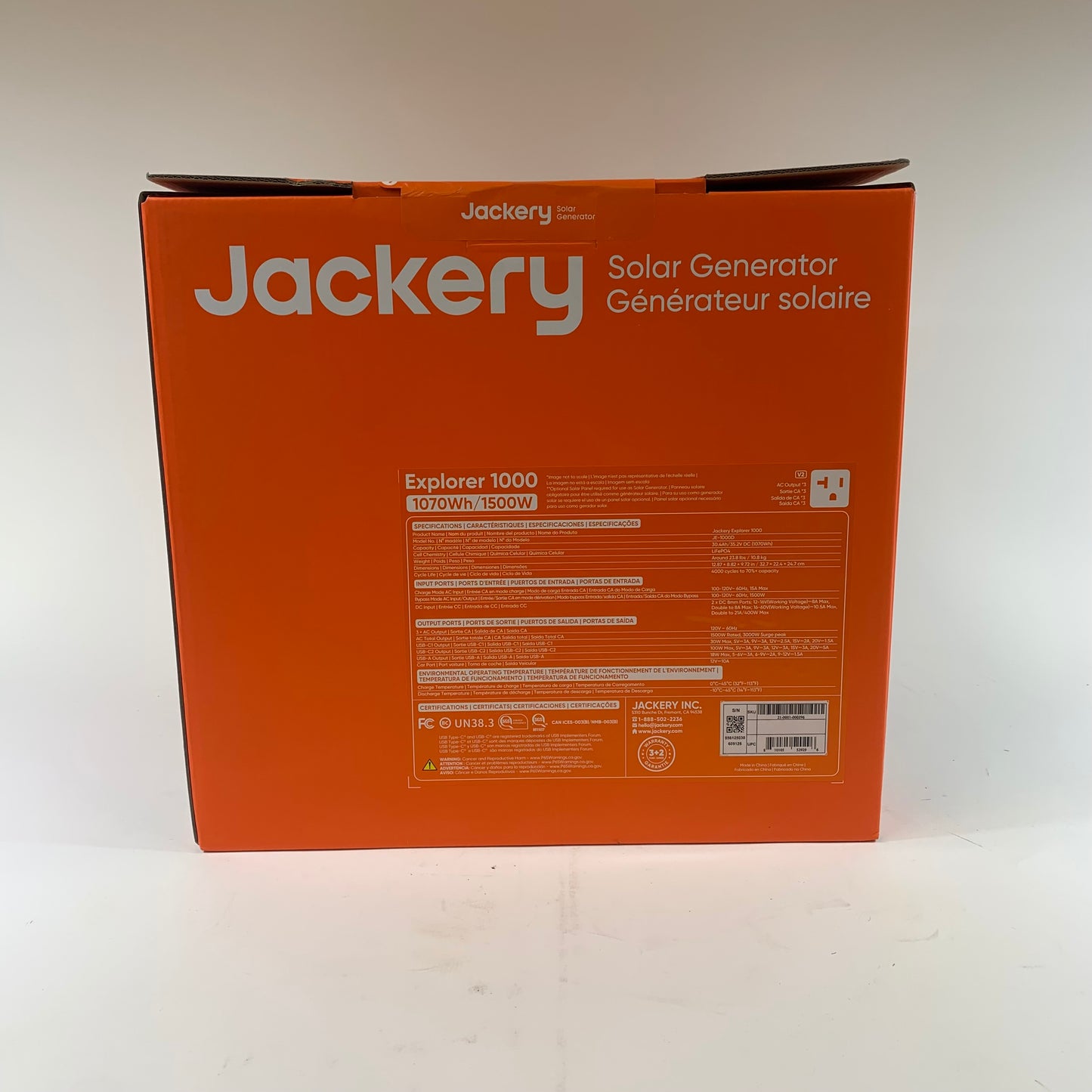 New Jackery Explorer 1000 portable Power Station