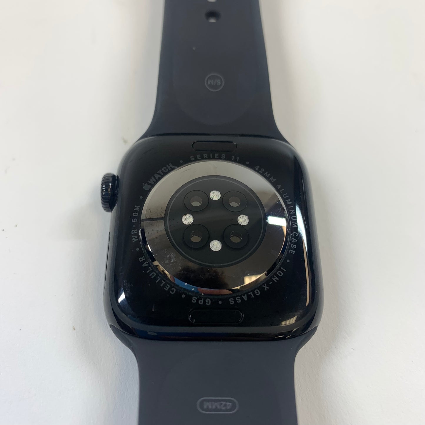 GPS Only Apple Watch Series 11 42MM Jet Black Aluminum Black Sport Band A3335