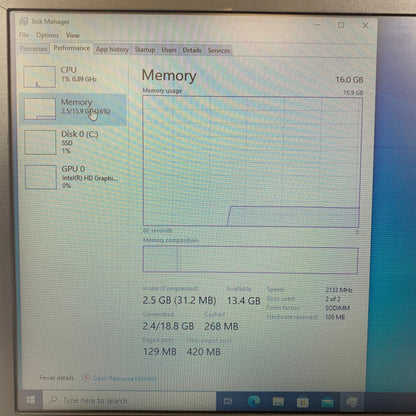 Dell Latitude E5470 14" i5-6200U 2.3GHz 16GB RAM 256GB SSD