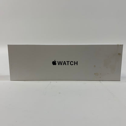 New Unlocked Apple Watch SE 2nd Gen 44MM Blue Aluminum Black Sport Band A2727