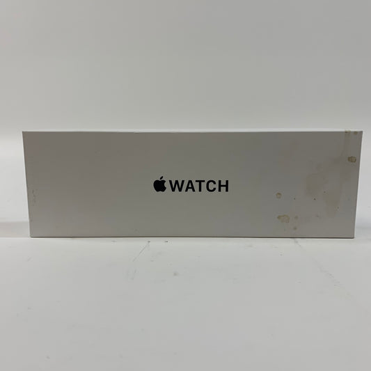 New Unlocked Apple Watch SE 2nd Gen 44MM Blue Aluminum Black Sport Band A2727