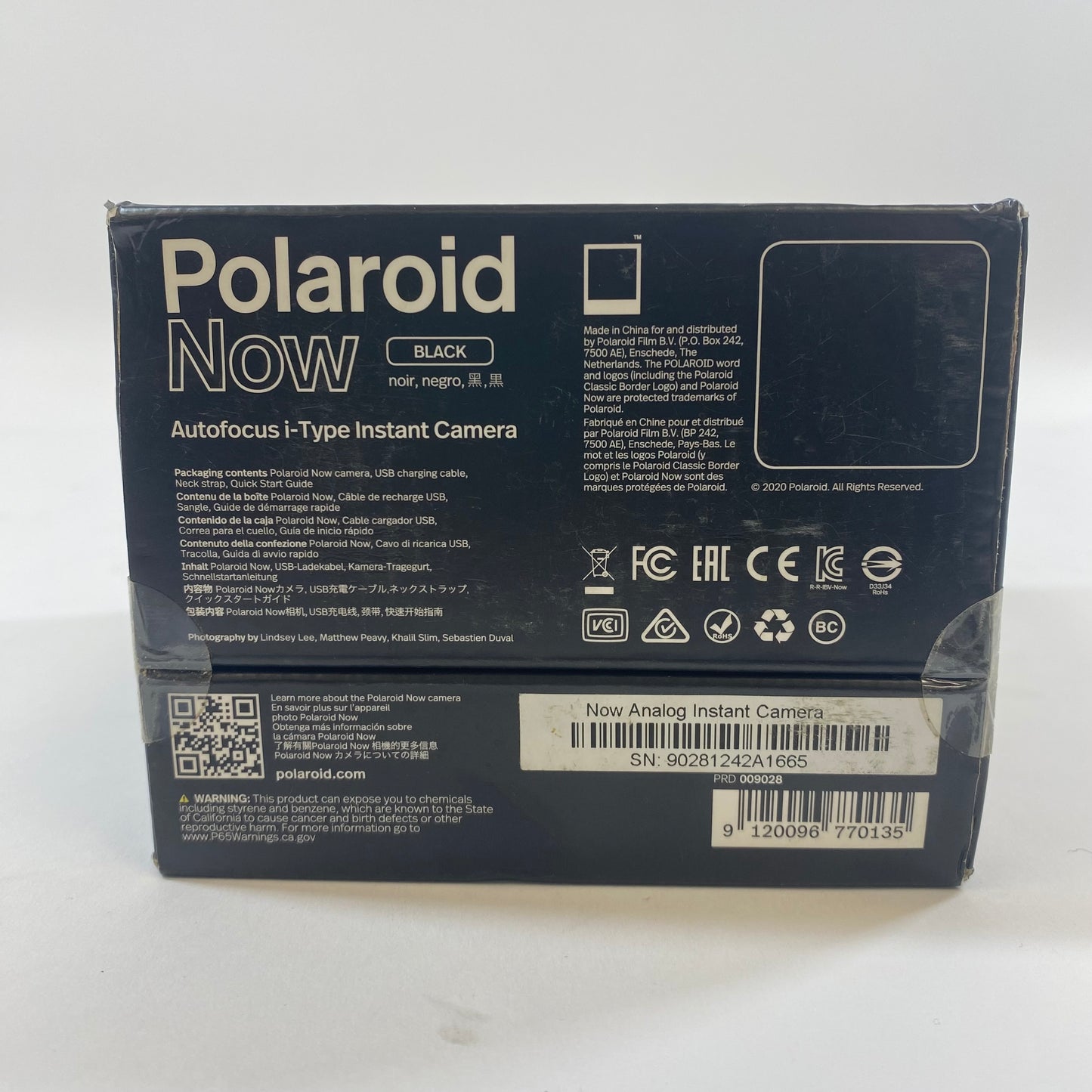 New Polaroid Now Autofocus i-Type Instant Camera