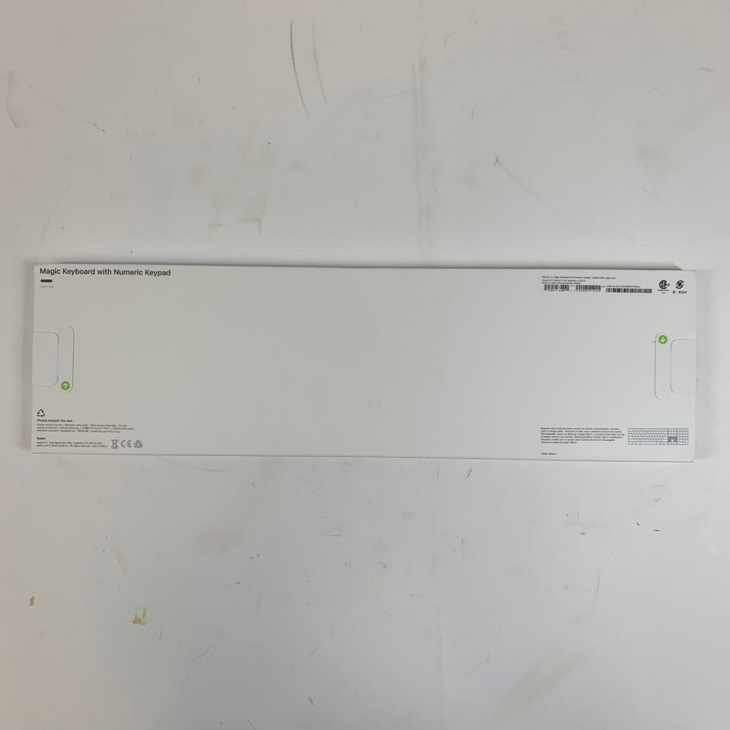 New Apple Magic Keyboard with Numeric Keypad Silver