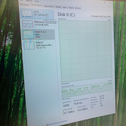 Dell Pavilion DESKTOP  AMD Ryzen 3 2200g 3.50GHz 8GB RAM 1TB SSD