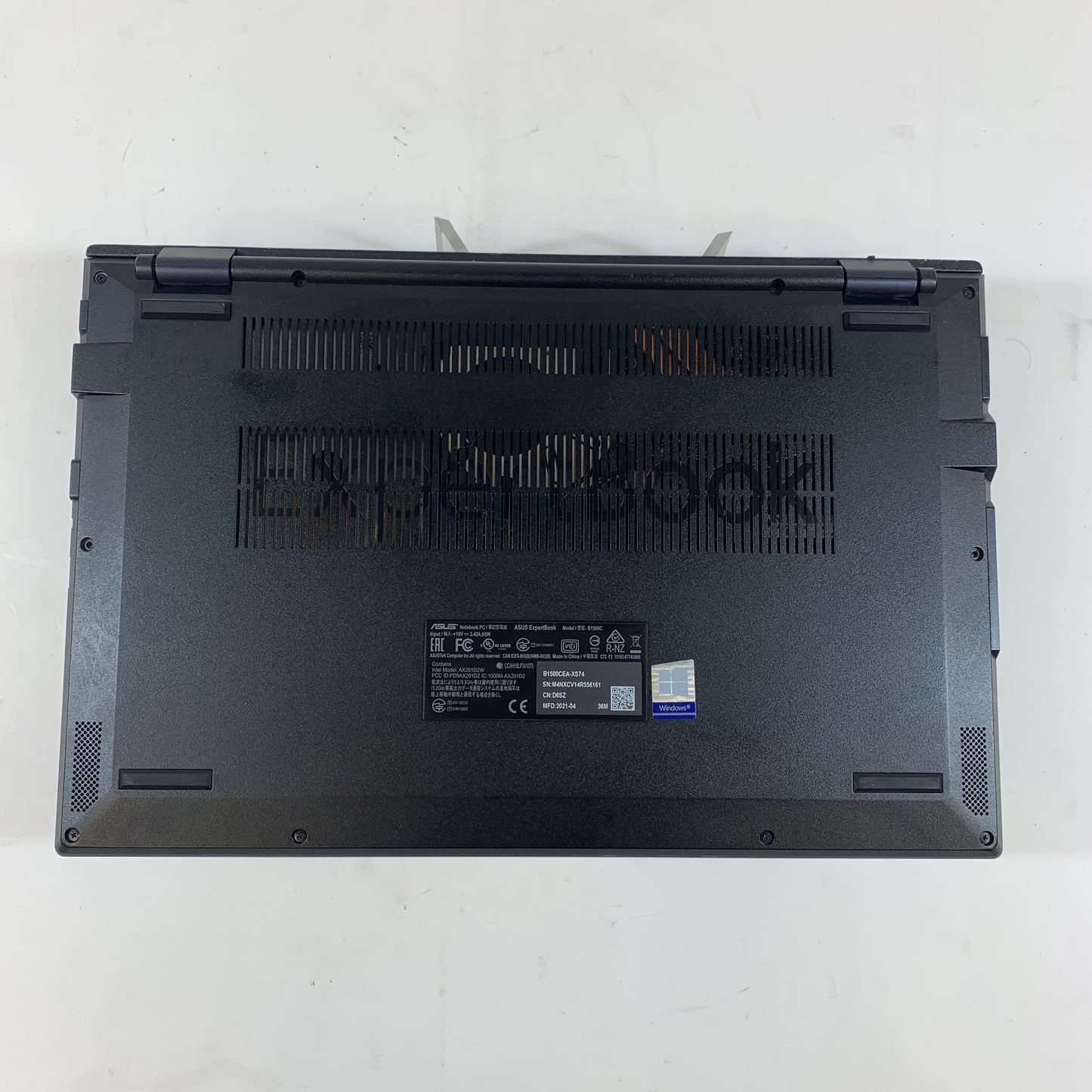Broken Asus ExpertBook B1 B1500C 15.6" i7-1165G7 2.8GHz 16GB RAM Not Powering On