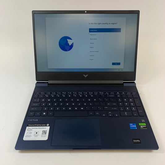 HP Victus 15-FA0033DX 15.6" i5-12450H 2000Mhz 8GB RAM 512GB SSD RTX 3050