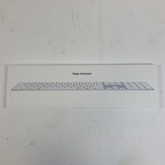 New Apple Magic Keyboard with Numeric Keypad Silver