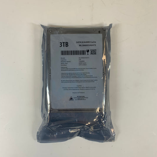 New Mediamax WL3000GSA6472 Hard Drive 3TB