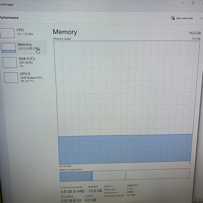 STGAUERON Ryzen 3 3200G 3.60GHz 16GB RAM 512GB SSD AMD Rx 590