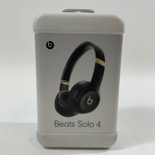 New Beats Solo4 Wireless On-Ear Bluetooth Headphones Black Gold A3140