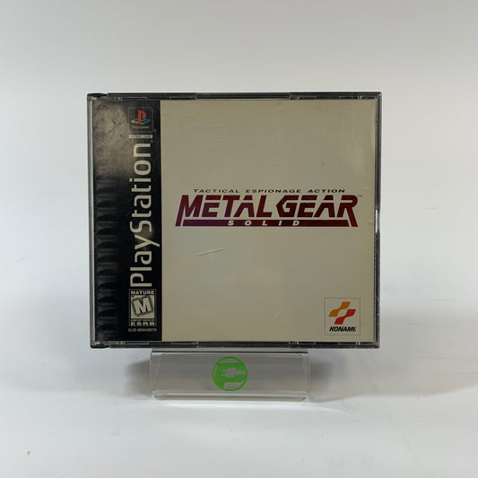 Metal Gear Solid (Sony PlayStation 1 PS1, 1998)
