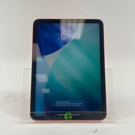 WiFi Only Apple iPad 10th Gen 64GB Pink MPQ33LL/A