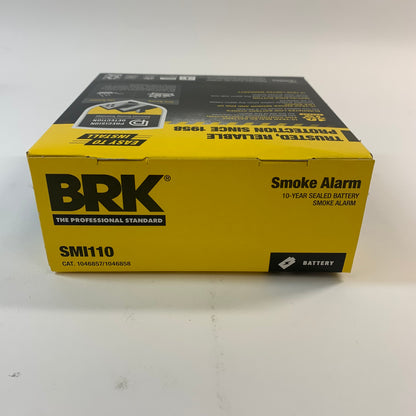 New BRK SMI110 First Alert Battery Powered Smoke Alarm