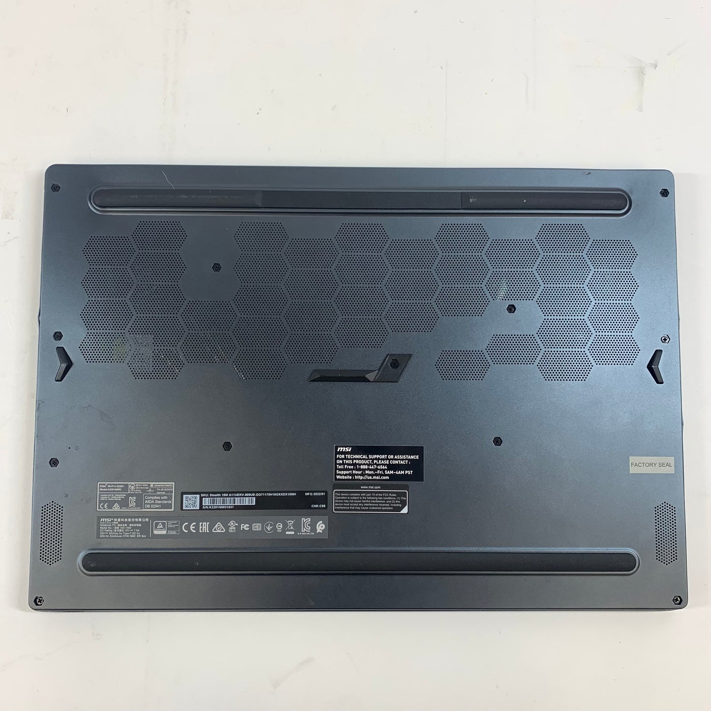 MSI Stealth 15M MS-1563 15.6" i7-11375H 16GB RAM 512GB SSD GeForce RTX 3060