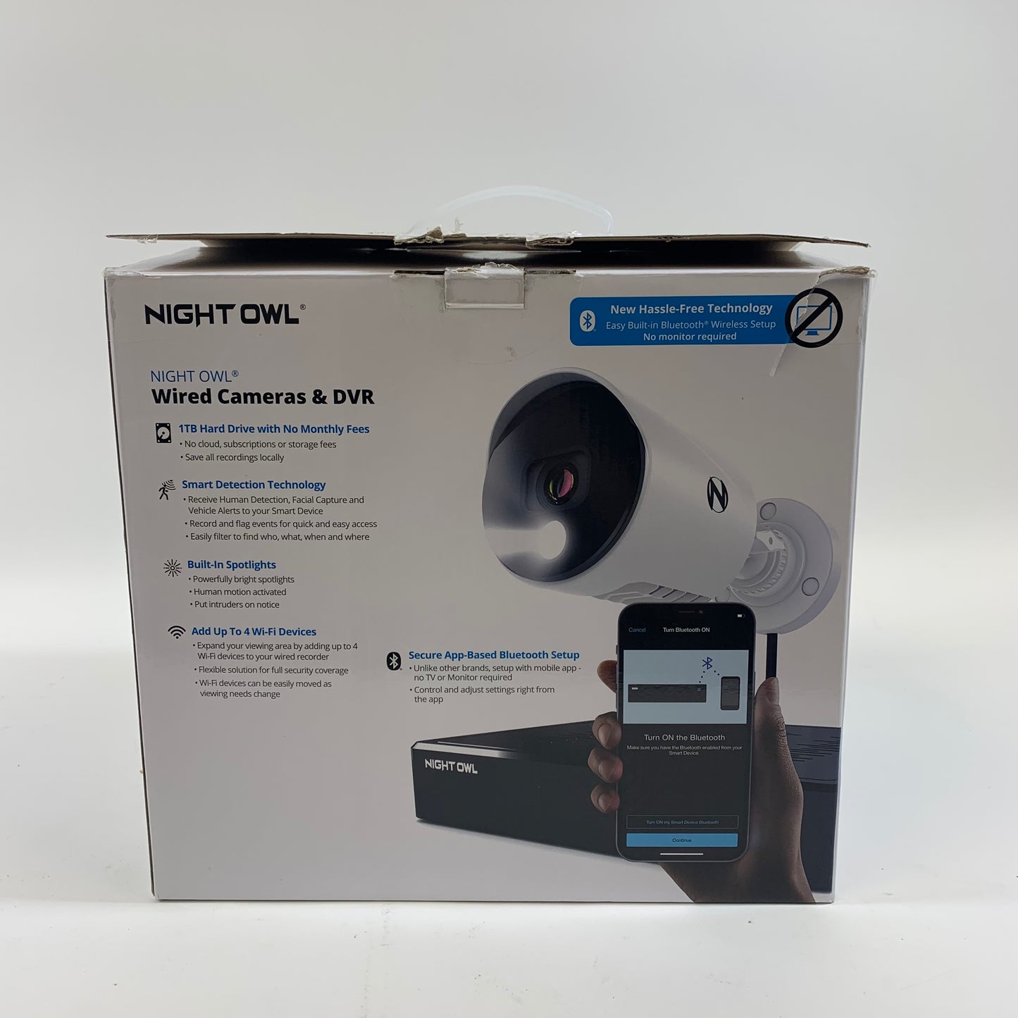Night Owl 4k UHD Wired Security System Wired Security System BTD4-41-4L