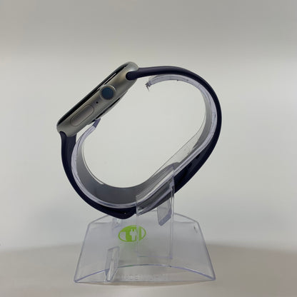 GPS Only Apple Watch Series 11 46MM Silver Aluminum Purple Fog Sport Band A3333