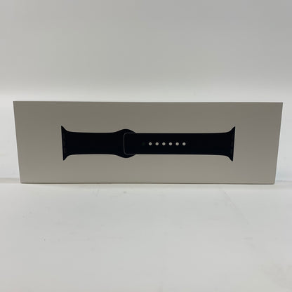 New Unlocked Apple Watch SE 2nd Gen 44MM Blue Aluminum Black Sport Band A2727