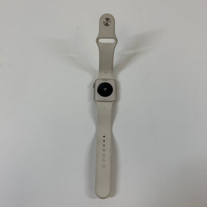 GPS Only Apple Watch SE 2nd Gen 40MM Midnight Aluminum White Sport Band A2727