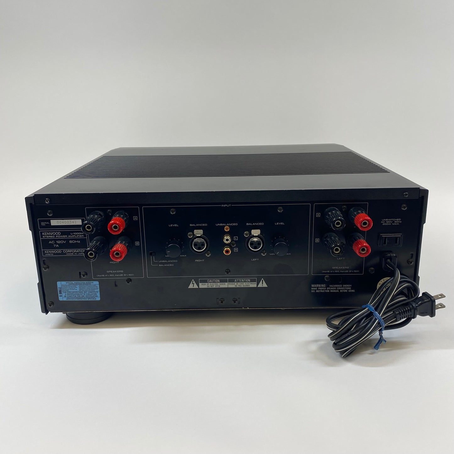 Kenwood L-100M 2 Channel Stereo Power Amplifier