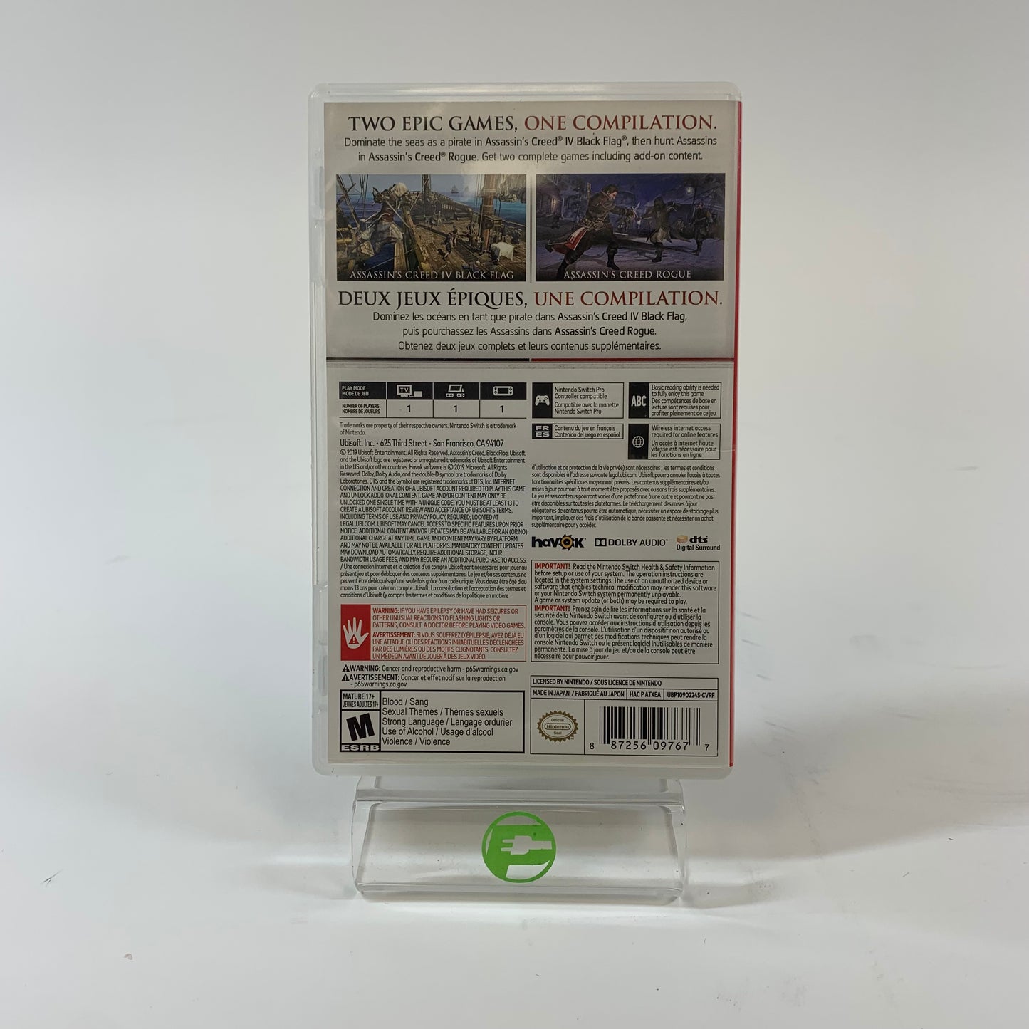 Assassin's Creed: The Rebel Collection (Nintendo Switch, 2019)