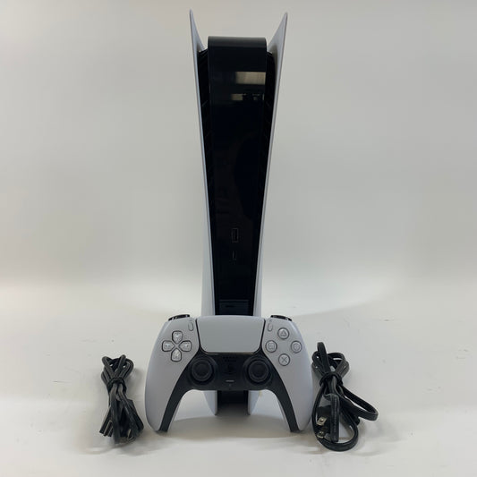 Sony PlayStation 5 Digital Edition 825GB White Console Gaming System CFI-1115B