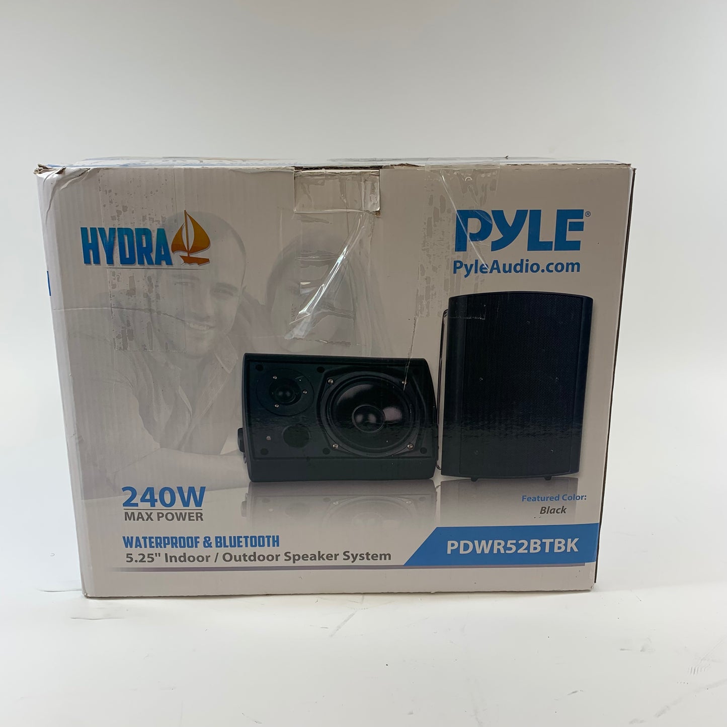 Pyle PDWR53BTBK Indoor/Outdoor Wired Speaker Black PDWR53BTBK