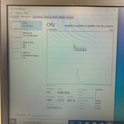 Dell Latitude E5470 14" i5-6200U 2.3GHz 16GB RAM 256GB SSD