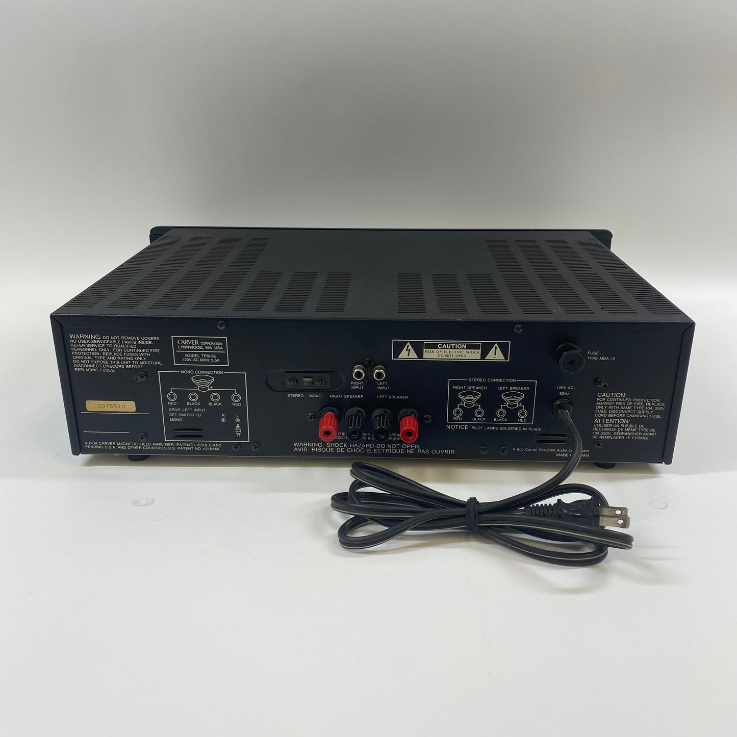 Carver TFM-35 500W 2 Channel Magnetic Field Power Amplifier